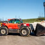 Nuomojamas teleskopinis krautuvas Manitou MLT 840 su šakėmis ir kaušu